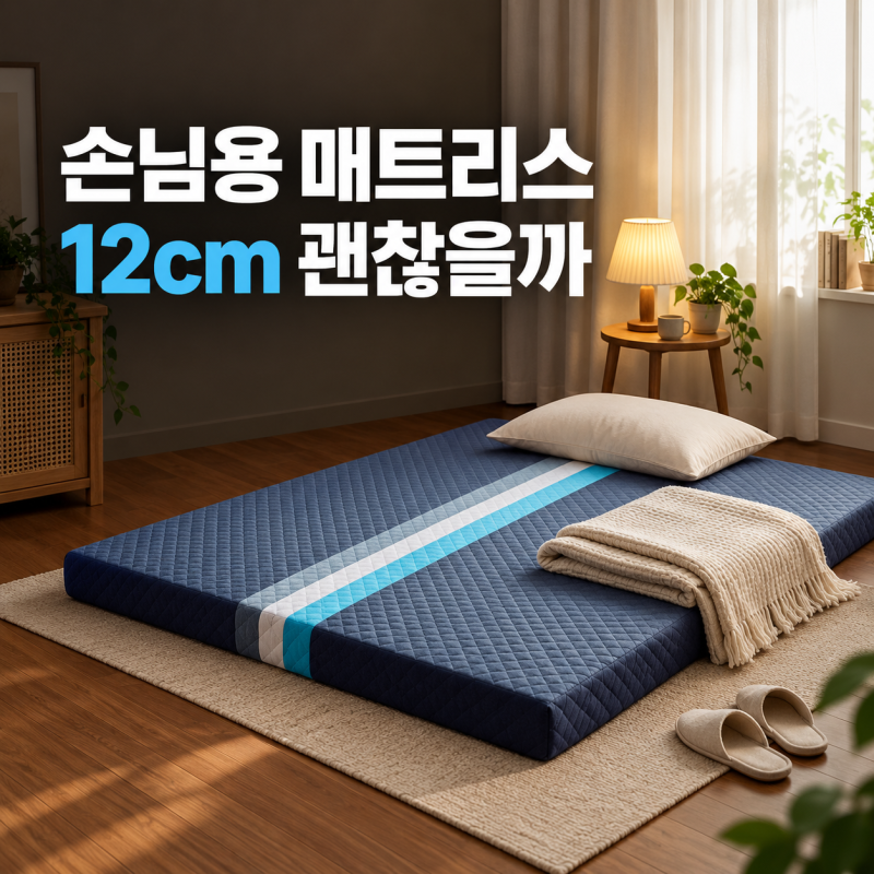 센스맘 매트리스 뉴 시그니처9 저렴하게 사는 방법, 손님용 바닥용 12cm 체크