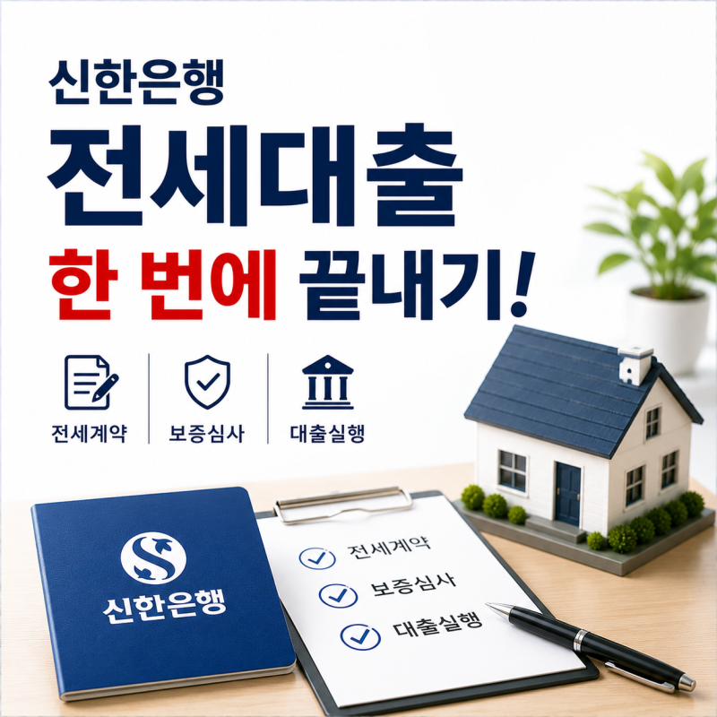 발품 팔지 않고 한 번에 끝내는 신한은행 전세대출 신청 방법 (전세계약부터 보증심사·실행....