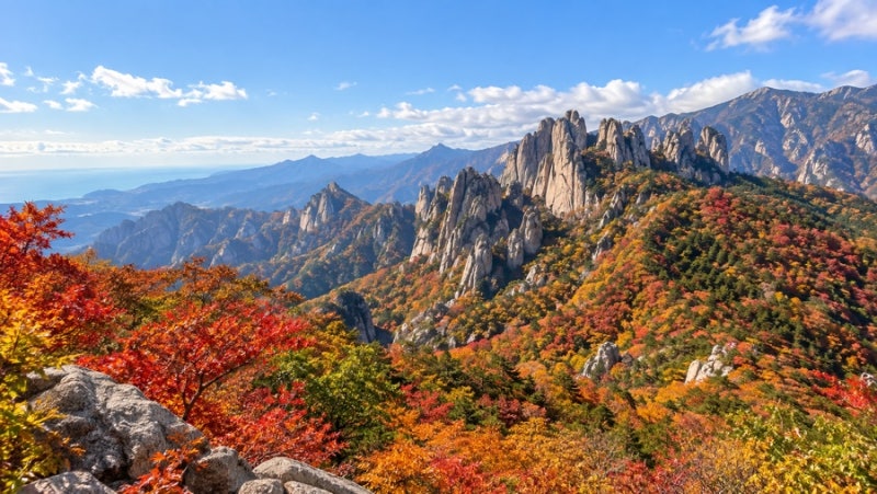 2026 설악산 단풍 시기 단풍 절정 예상일은 언제일까?