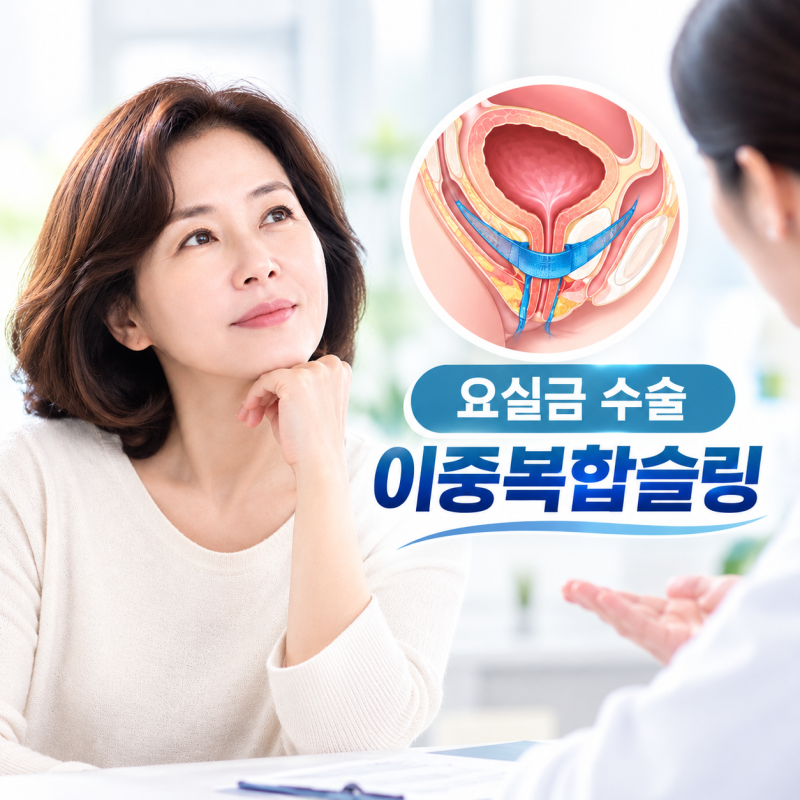 요실금 수술, 왜 누구는 다시 생길까? 재발을 줄이기 위한 수술 선택의 기준