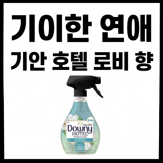기이한 연애 기안84 섬유 탈취제. 호텔 로비향 다우니
