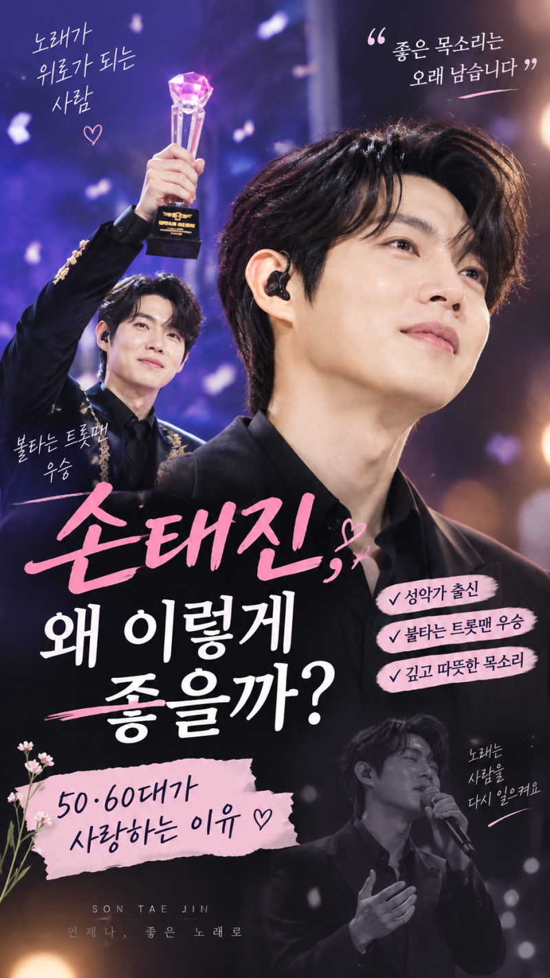 손태진 성악가에서 트로트 가수로.. 계속 도전하는 손태진