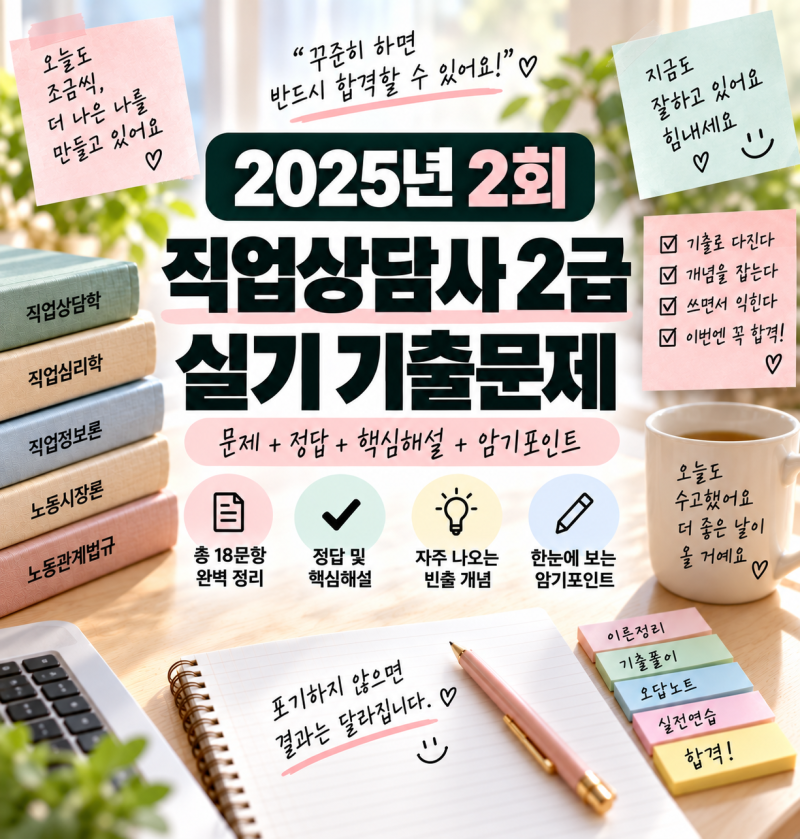 2025년 2회 직업상담사 2급 실기 기출문제
