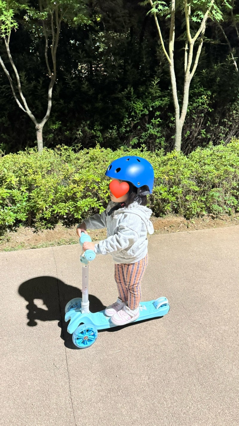 3살아기 유아 킥보드 추천 (칭찬스티커 50개 모은 아기 선물)