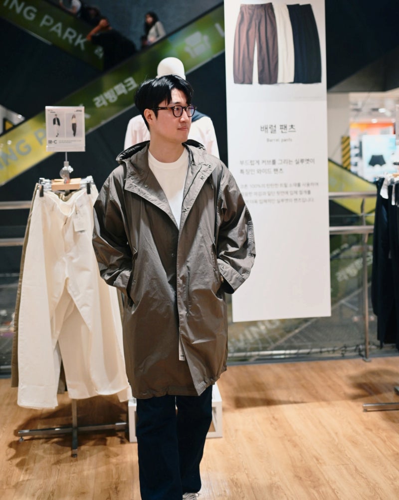 유니클로U 26FW 피쉬테일파카 입어본 후기, 야상과 자켓의 스타일링에 대한 의문
