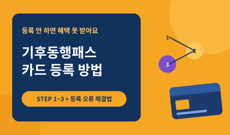 기후동행패스 카드 등록 방법 총정리 (2탄) - 티머니 카드&페이 + 모두의카드 등록까지