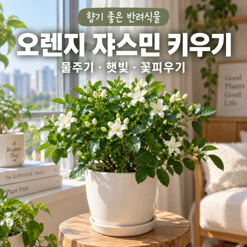 오렌지 자스민 키우기 물주기부터 꽃 피우는 방법까지