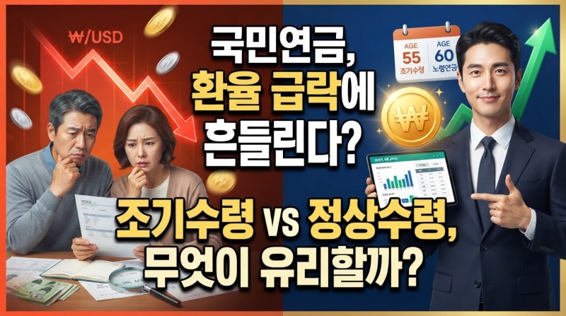 국민연금 환율 때문에 내 예상수령액이 흔들린다고 수령나이 조기수령까지 한 번에 정리해....