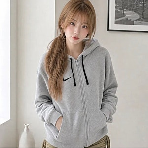 나이키 플리스 후드집업 파크 풀집 후디, 기모 데일리 아우터