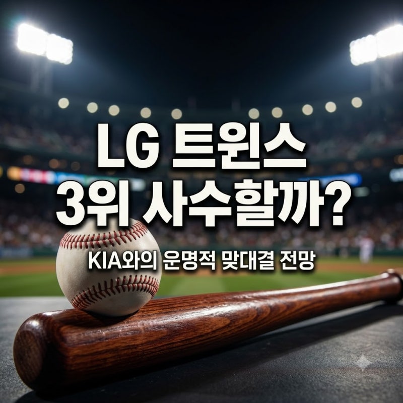 LG 트윈스 3위 수성 전망과 KIA 타이거즈와의 결정적 승부처 분석