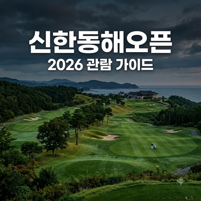 신한동해오픈 2026 일정 상금 갤러리 주차 정보 총정리