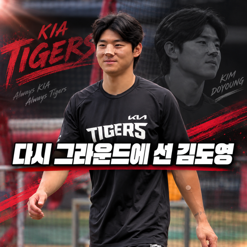 김도영 코뼈 골절에도 KIA 복귀, 대표팀이 3루를 지켜보는 이유