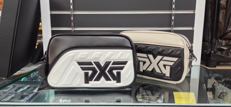 PXG 파우치 신상품｜몰디드 골프 파우치 입고 블랙 베이지