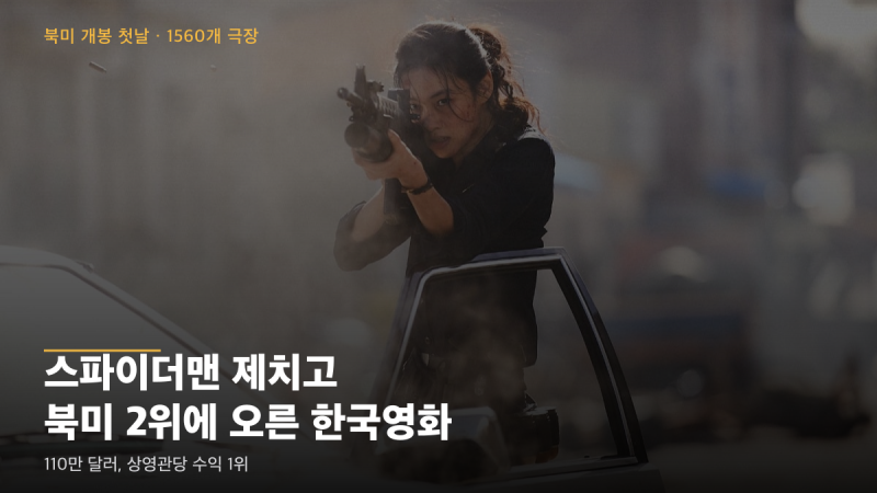 1560개 극장으로 북미 2위 찍은 영화 호프