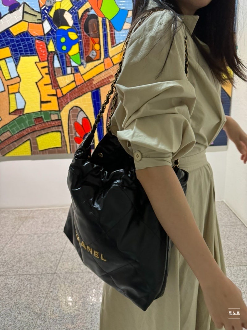 샤넬 22백 스몰 블랙 금장 가격 사이즈 데일리 가방 후기