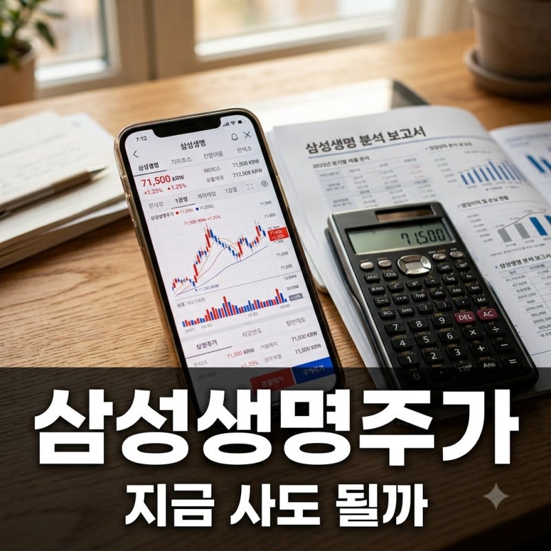 삼성생명주가 주식시세 지금 살까 말까 고민했는데