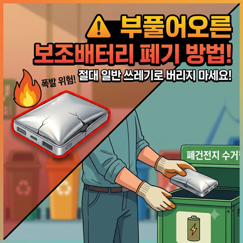 보조배터리가 빵빵해졌다면? 스웰링 원인과 안전하게 버리는 법 총정리
