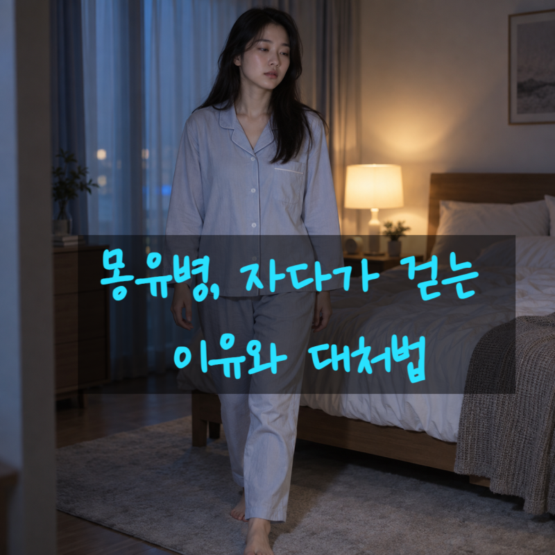 몽유병, 자다가 걷는 이유와 대처법