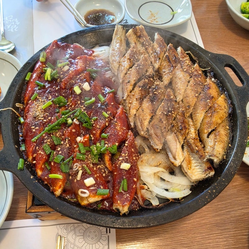 창원 장어 맛집 대도장어 | 연탄불 민물장어 반반구이 후기