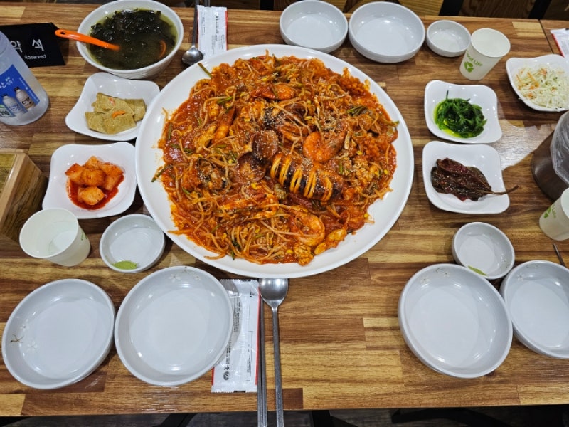 아산 터미널 근처 맛집 아구대통령 해물아구찜, 순살아구찜 맛돌이네~