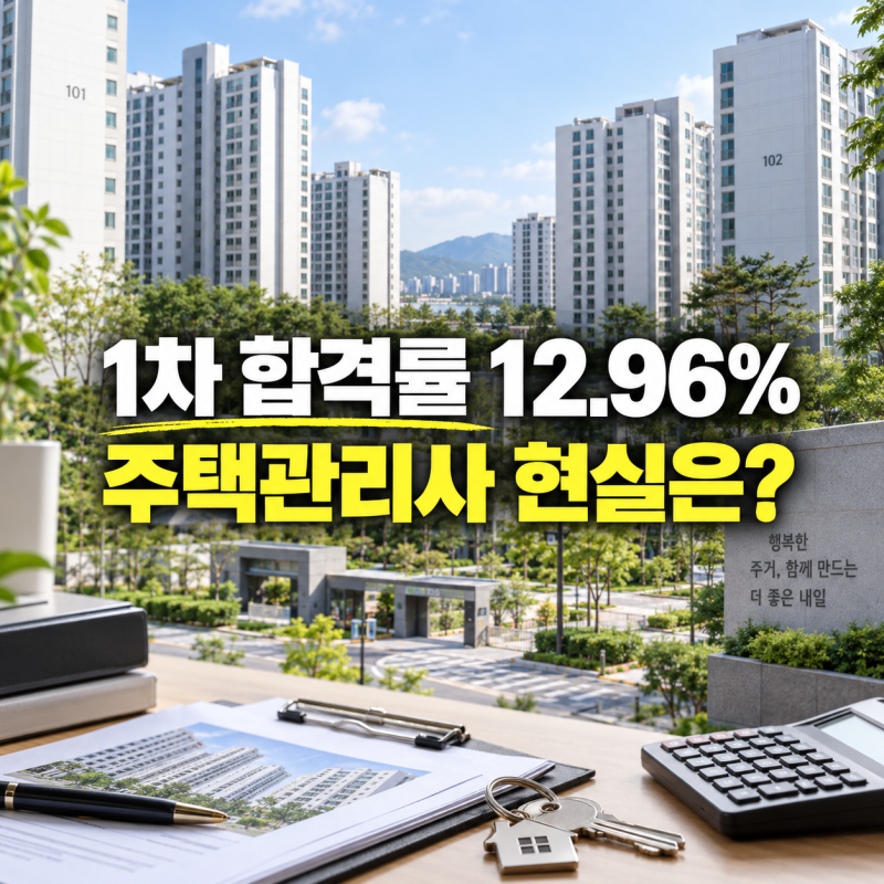 주택관리사 시험과목 1차·2차, 합격률 난이도와 취업 현실