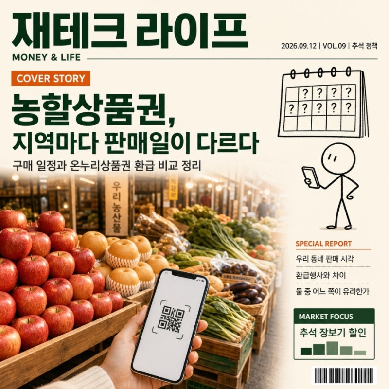 "10만원 장보면 2만원" 농할상품권, 우리 동네는 며칠부터?