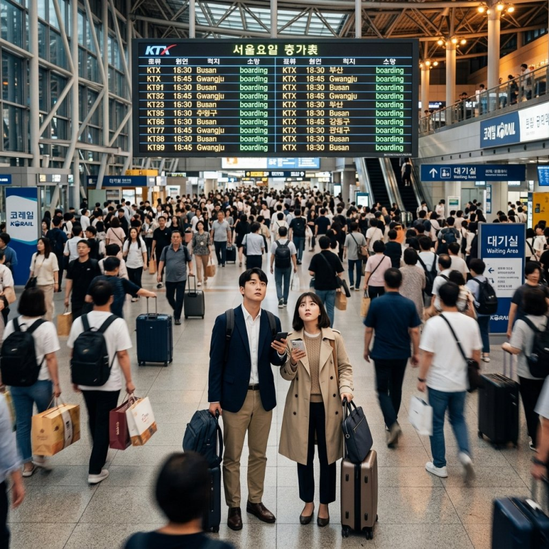 추석 기차표 예매 꿀팁, 매진 후 KTX·SRT 취소표 풀리는 시간과 성공 비법