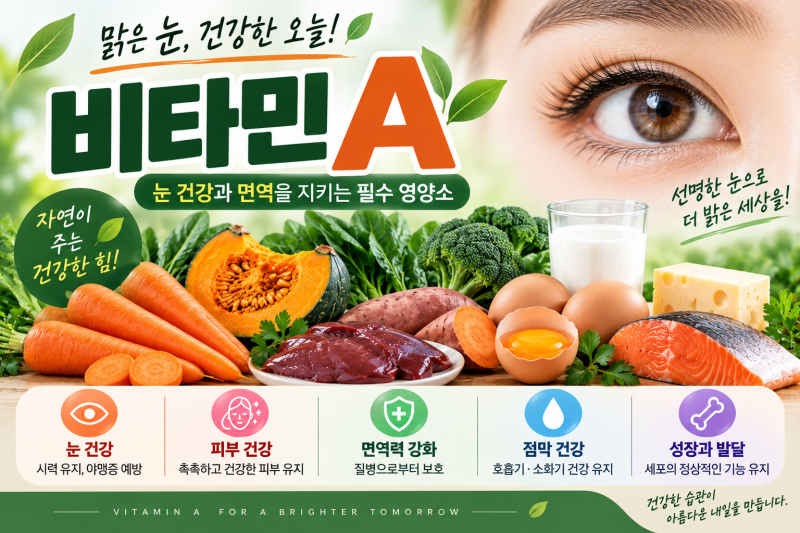 「비타민 A 효능과 섭취방법｜비타민A가 풍부한 음식 총정리」