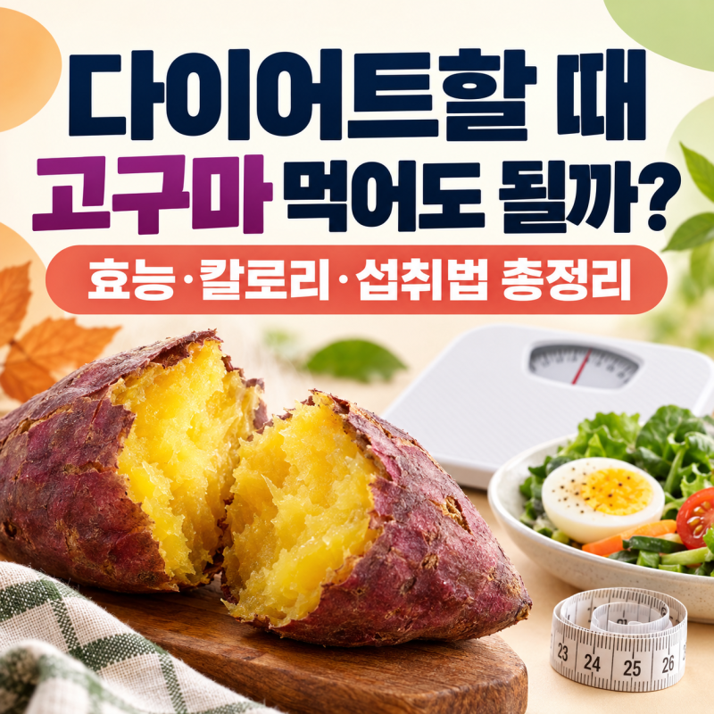 제철 고구마 효능 5가지와 칼로리｜다이어트할 때 건강하게 먹는 방법
