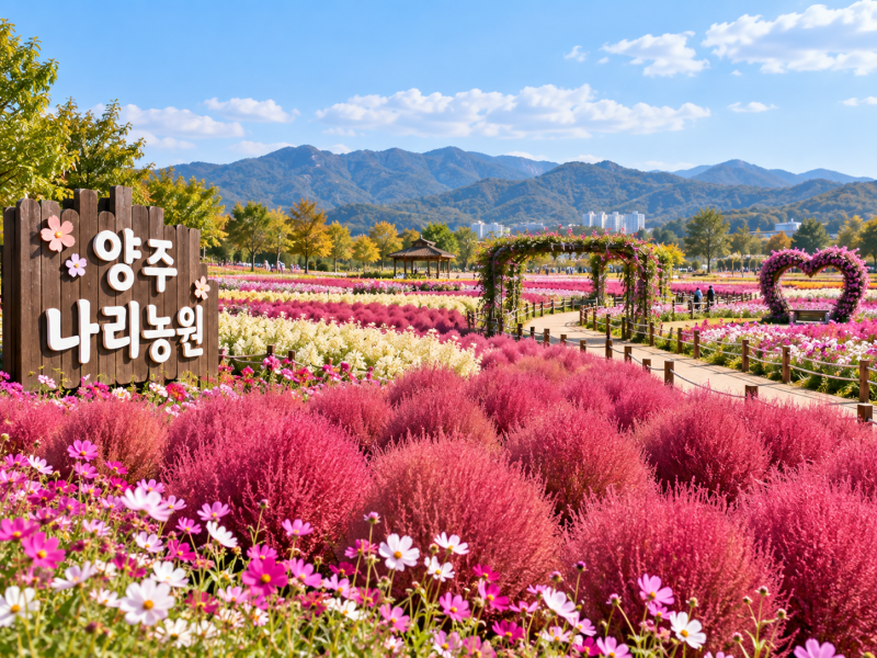 2026 양주 나리공원 천일홍 시기｜가을꽃 개화·축제기간·입장료 총정리