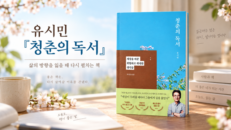 유시민 『청춘의 독서』 책 리뷰｜삶의 방향을 잃을 때 다시 펼쳐야 할 14권의 고전