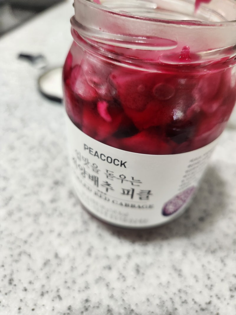 피코크 적양배추피클, 생각보다 안 달다? 아삭한데 재구매는 고민되는 이유