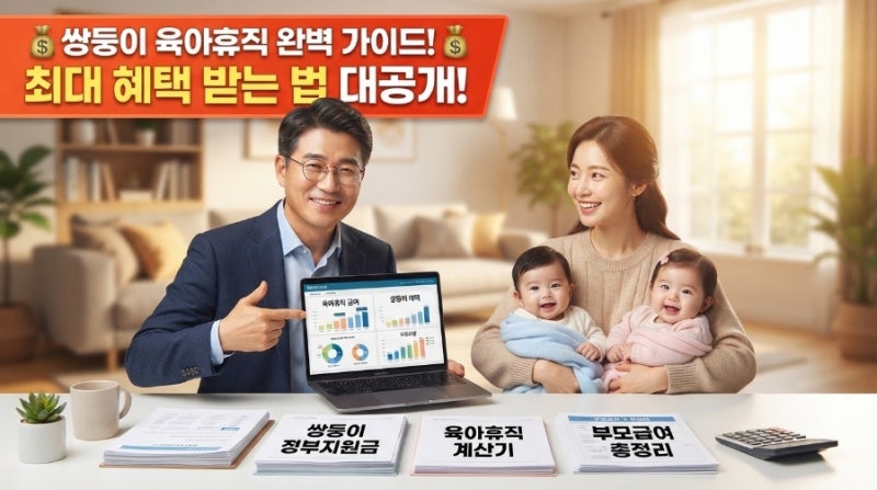 김박사 아빠가 정리한 육아휴직 완전정복 급여부터 쌍둥이 지원금까지 눈치 보지 말고 당당....