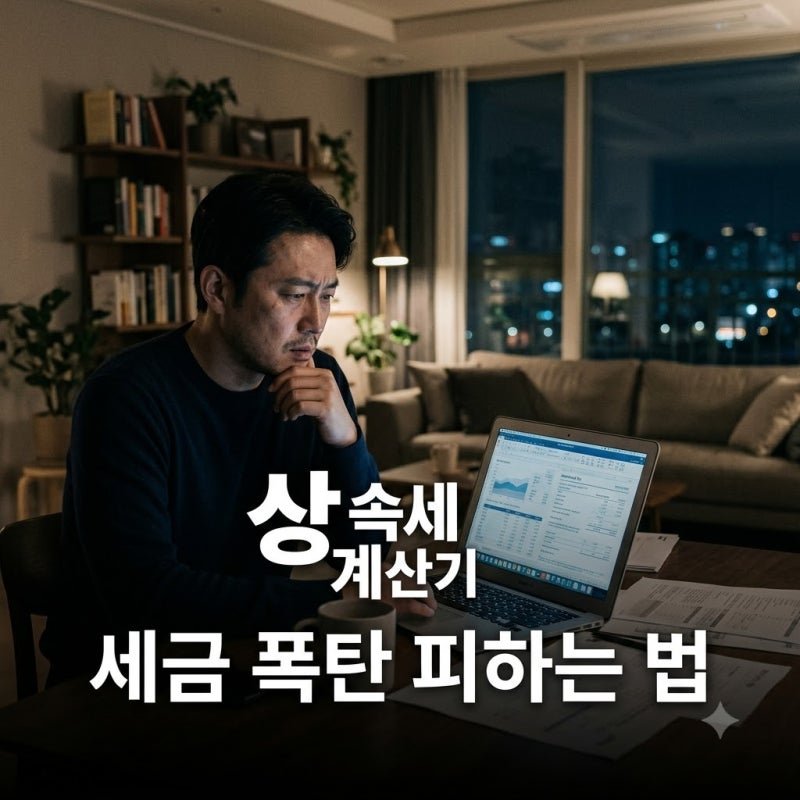 "세금 폭탄 피하려면.." 상속세계산기 미리 돌려보고 1억 아낀 비결..