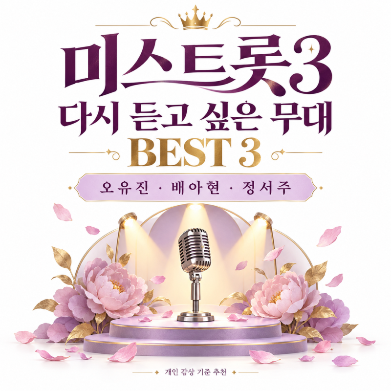 [미스트롯3] TV조선 내일은 미스트롯 시즌3 다시보기: 우승자·최종 순위(정서주·배아현·오유....