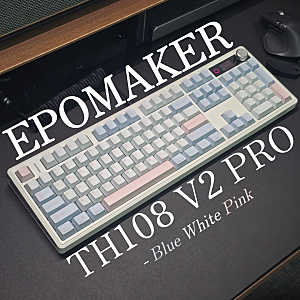 솜사탕 같은 파스텔톤 키보드 | 에포메이커 TH108 V2 PRO 리뷰