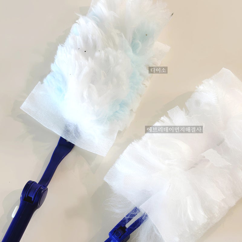 다이소 먼지떨이 에브리데이먼지해결사 먼지 청소 비교 후기