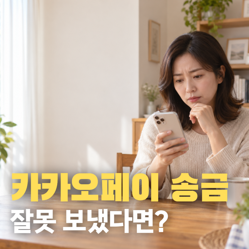 카카오페이 송금 취소할 수 있을까? 잘못 보냈을 때 대처방법