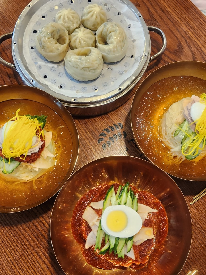 해운대전통시장맛집 가온밀면 해운대점 부산밀면 가족외식