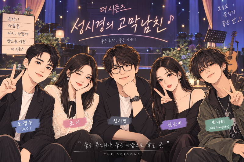 더 시즌즈 9월 11일 리뷰, 도경수·조이·권은비·빅나티가 채운 네 가지 음악색