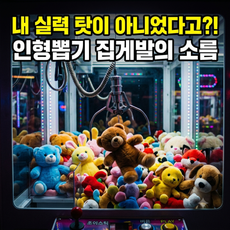 "내 실력 탓이 아니었어?!" 우리 아이도 속은 인형뽑기 기계 조작의 진실 (feat. 방구석 인형 무....