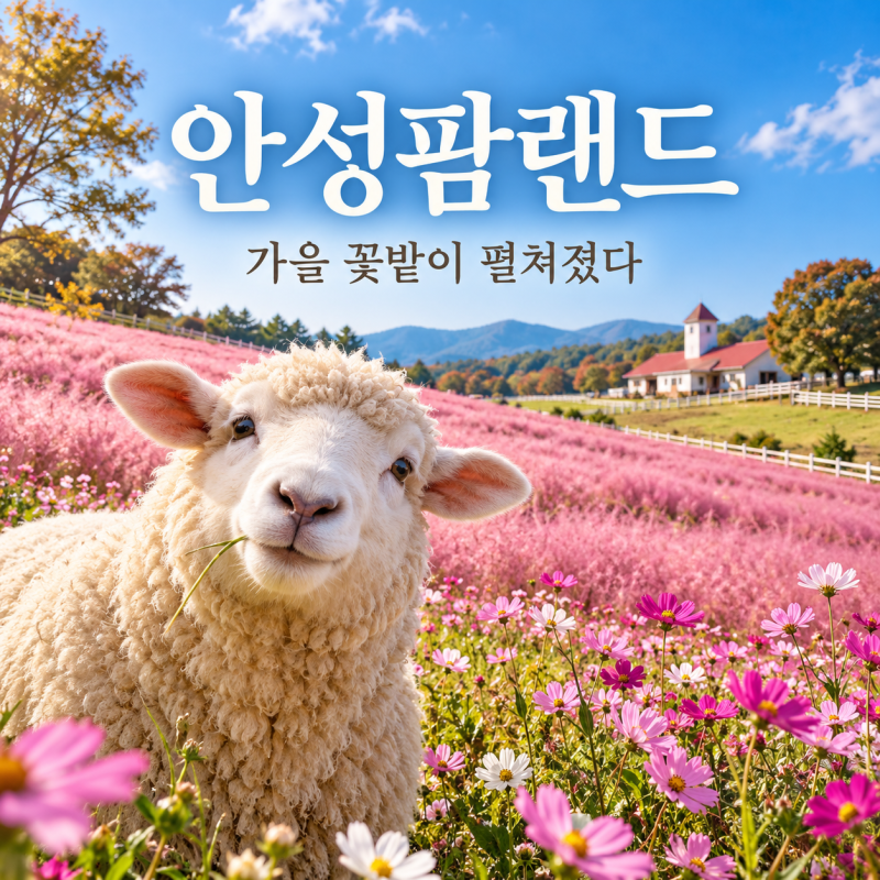 안성팜랜드 가을 나들이, 코스모스·핑크뮬리 축제와 동물체험 총정리