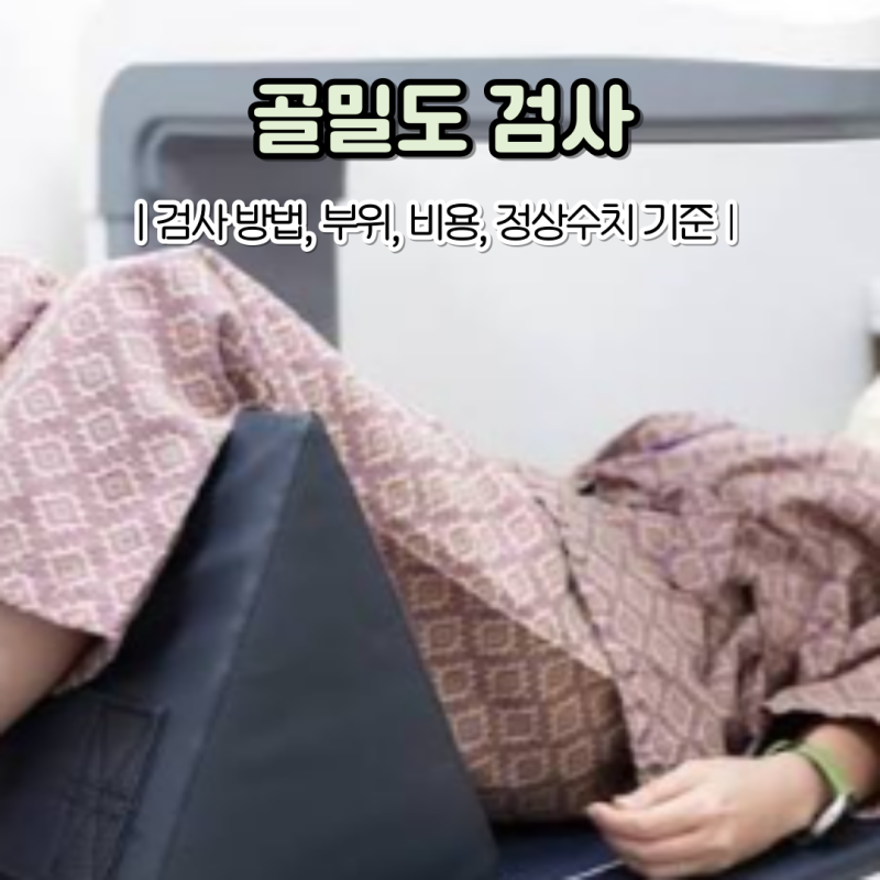 골밀도 검사 부위와 검사 방법, 골밀도 정상수치와 비용