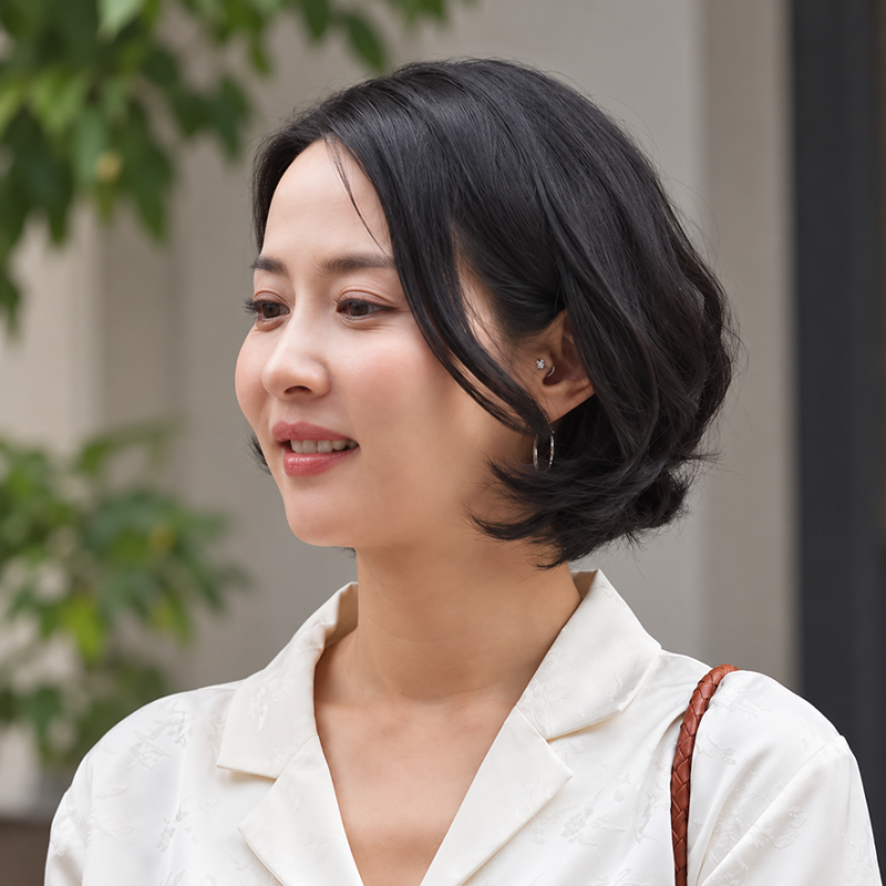 묶어도 풀어도 예쁜 조여정 머리, 40대 단발·중단발 스타일 모음