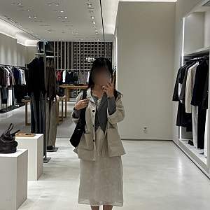 제너럴 아이디어 | 시그니처 크루넥 가디건 [color: melange grey, size: M]