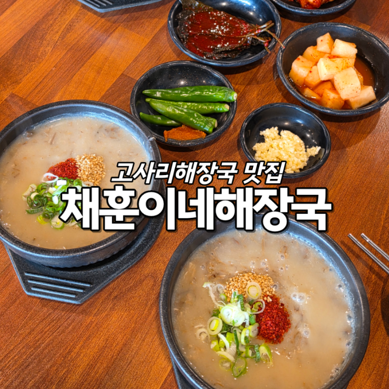 제주 협재 맛집 채훈이네해장국 고사리해장국 솔직후기