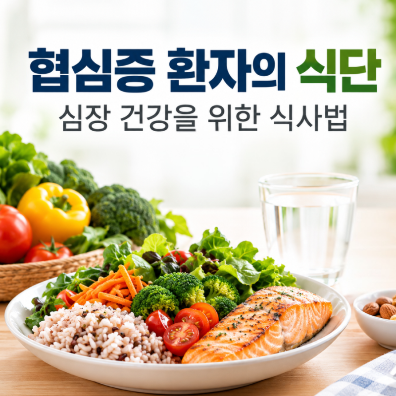 협심증 환자의 식단 관리｜심장 건강을 위해 줄여야 할 음식과 좋은 음식