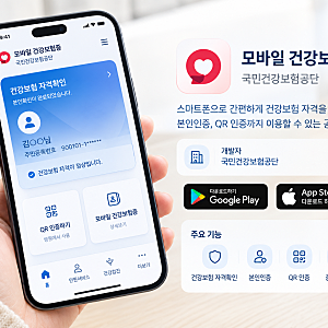모바일 건강보험증 발급 방법, 앱 설치부터 병원 QR 사용까지
