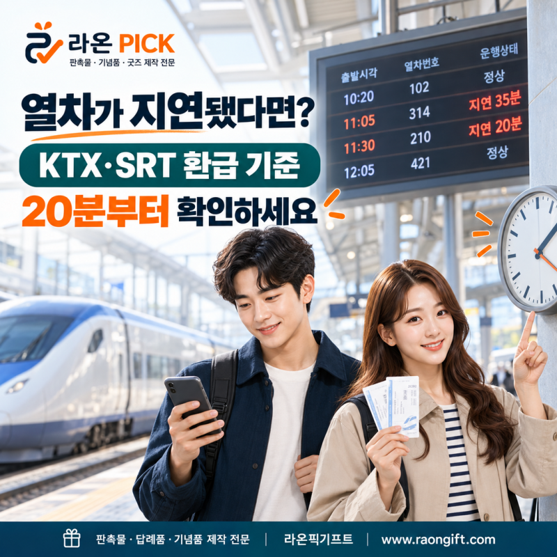 열차가 지연됐을 때 보상받는 방법｜KTX·SRT 환급 기준 확인