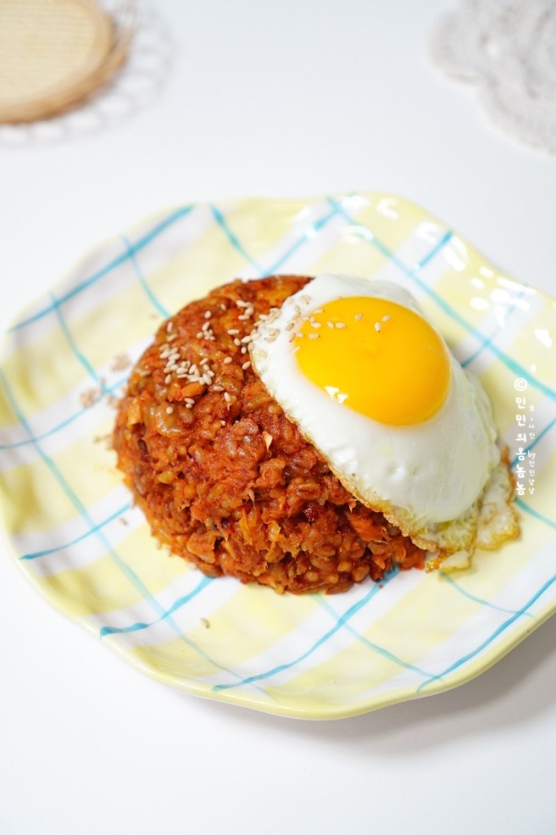 참치김치볶음밥 만들기 기가 막히게 맛있는 김치볶음밥 황금레시피